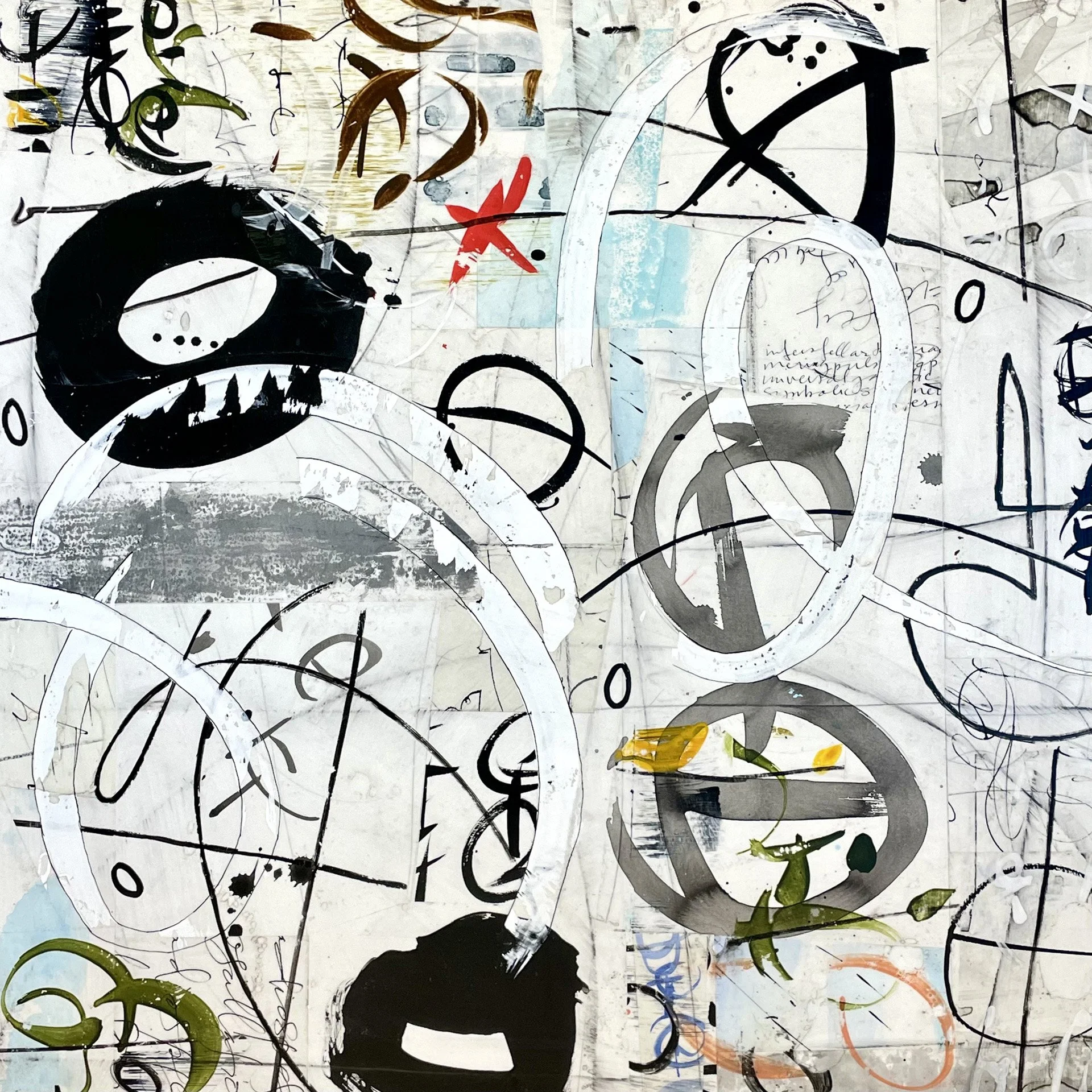 Universal II, 30" x 30".