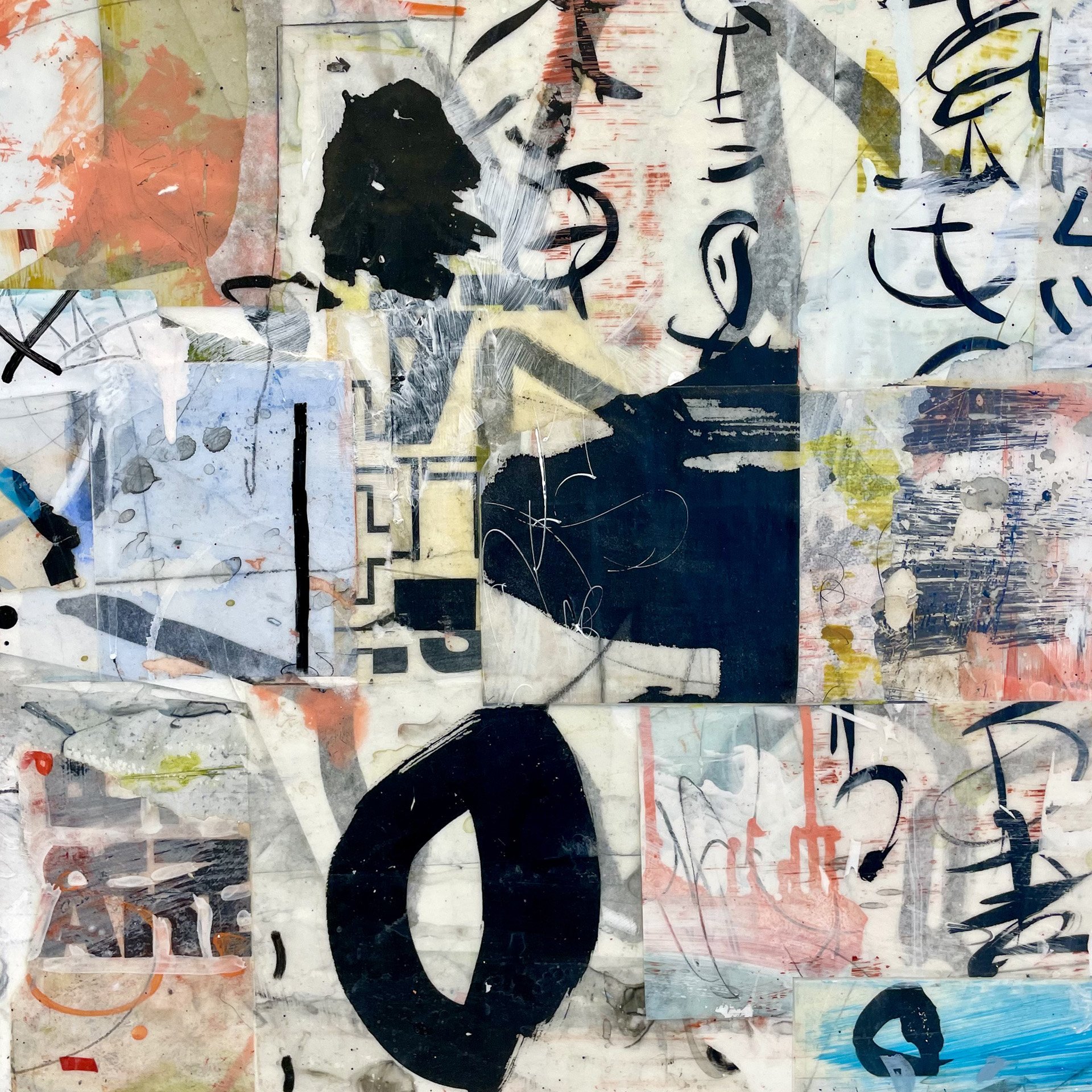 Collage IV, 18" x 18", 2023.