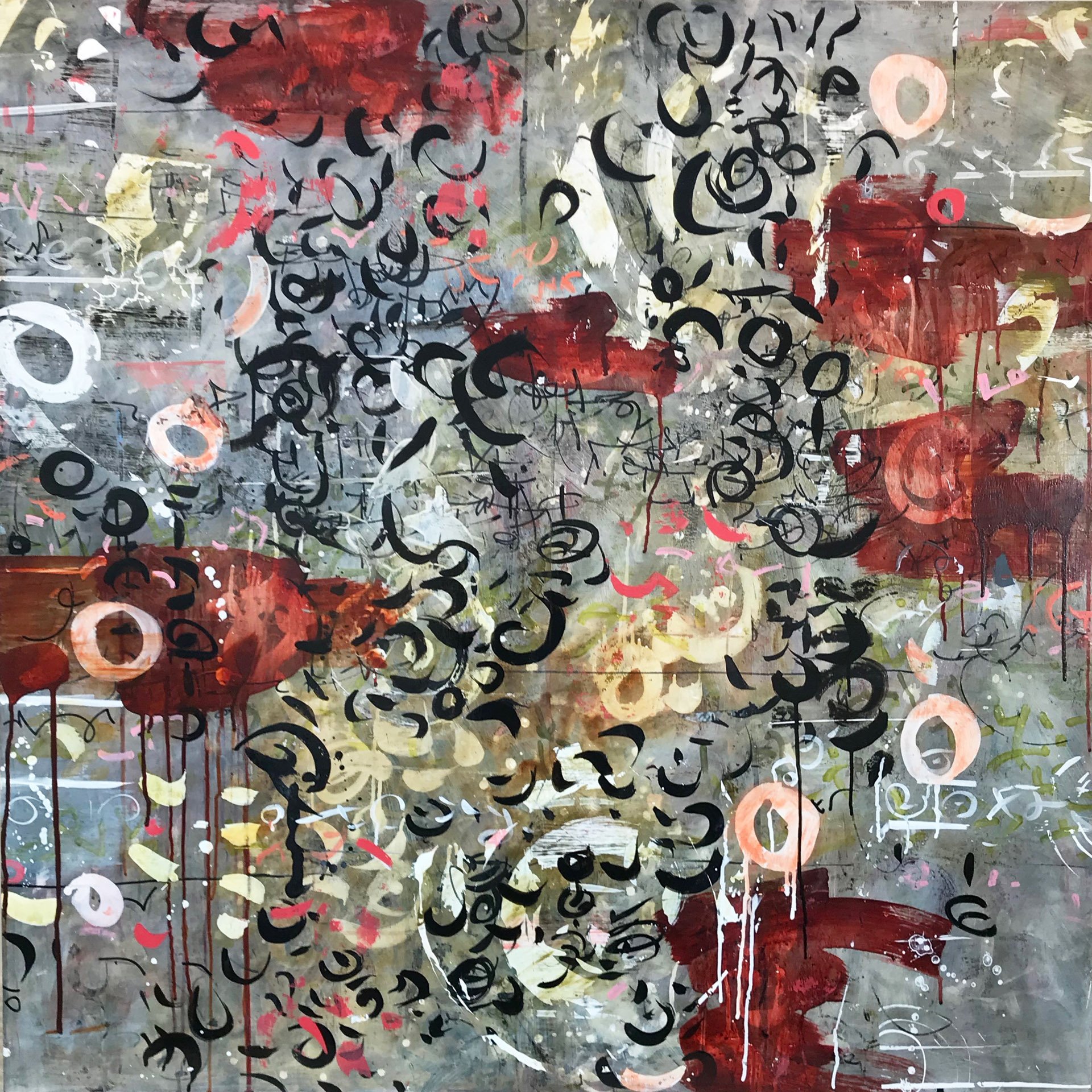 Lunar Telegraphy, 48 X 48.