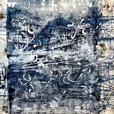 Night Sky, 48 x 48, 2025.