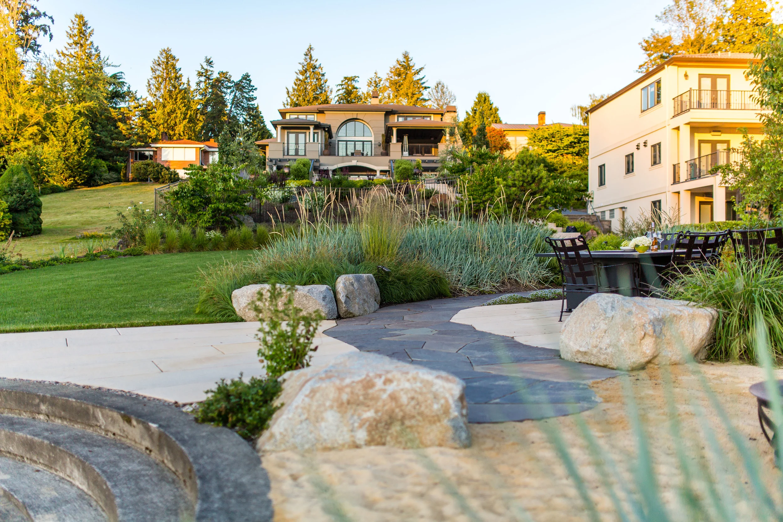 seattle yarrow point waterfront landscape