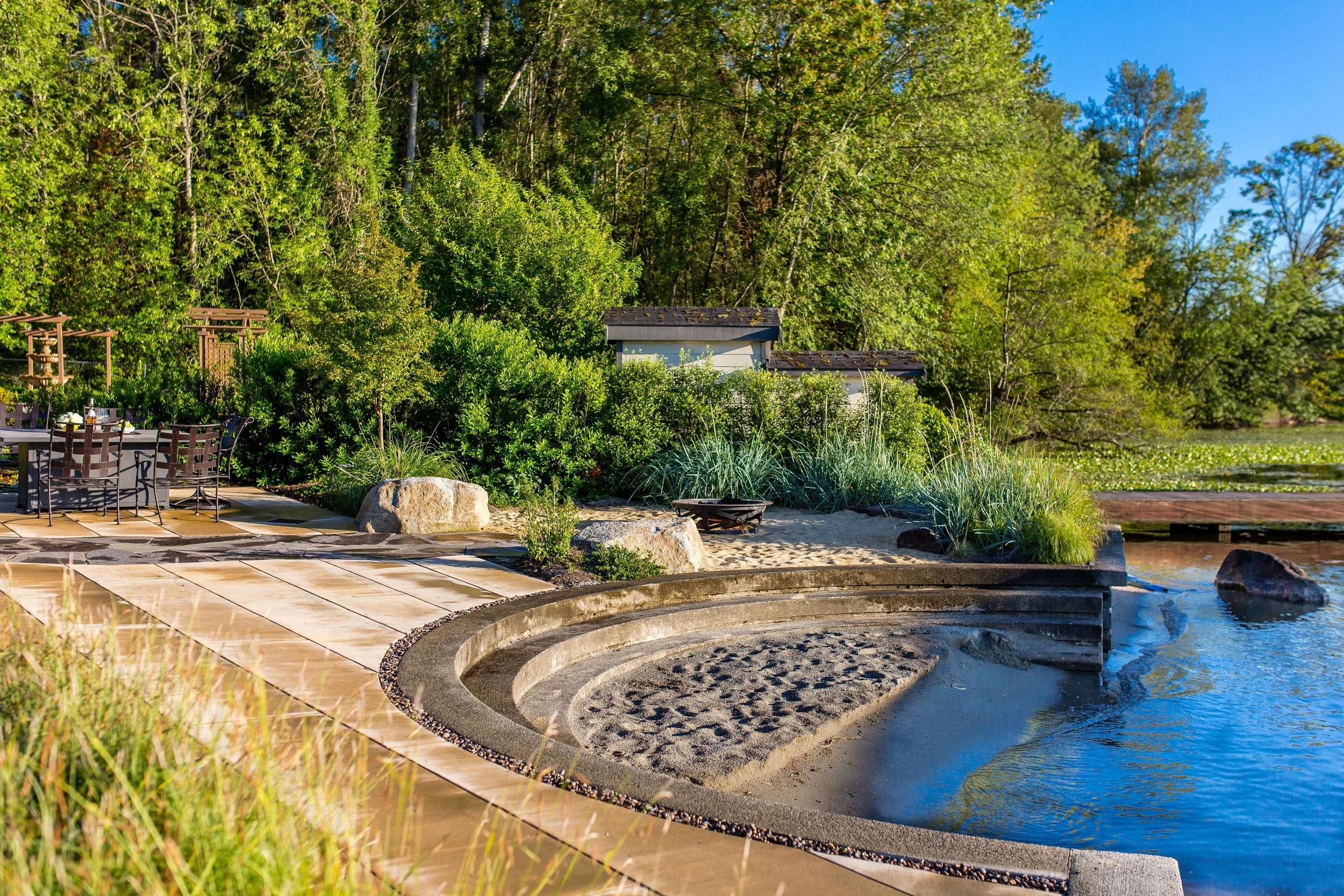 seattle yarrow point waterfront landscape