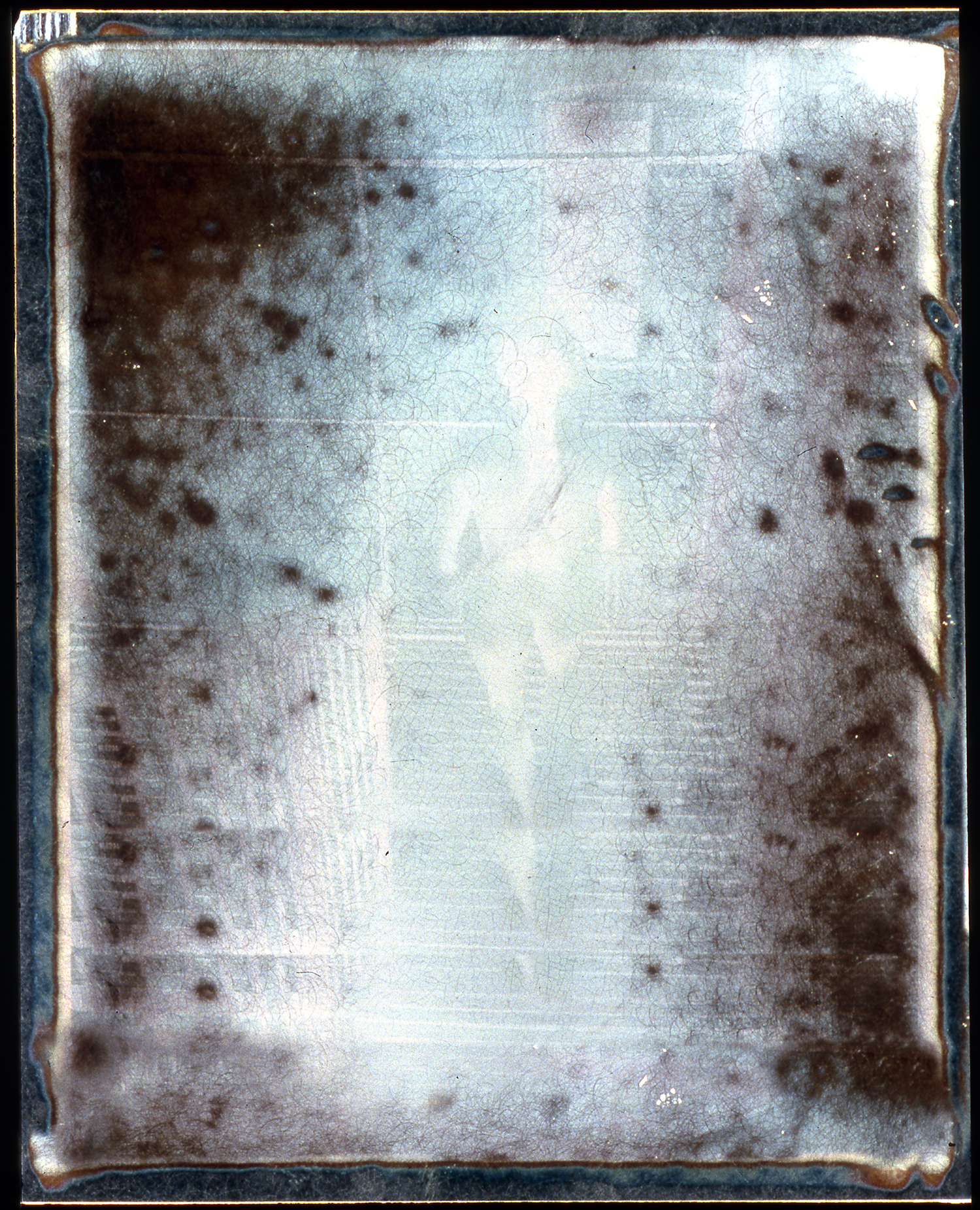  1977  Polaroid SX70 Negative, 4x3.5" 