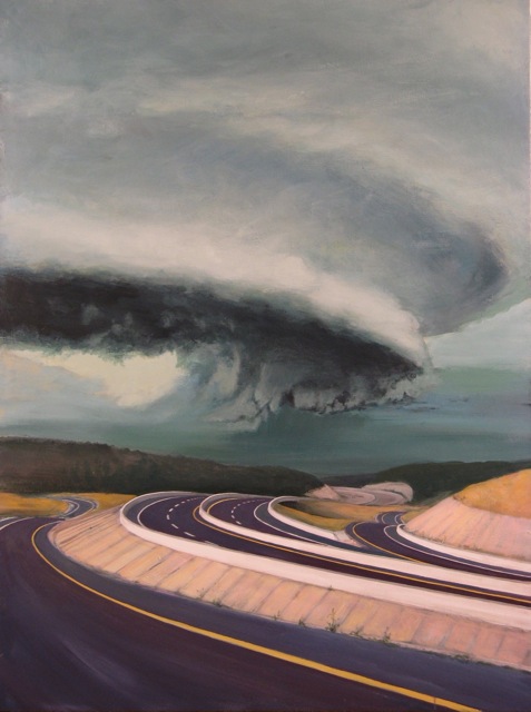 Pavement Landscape (Wall Cloud)