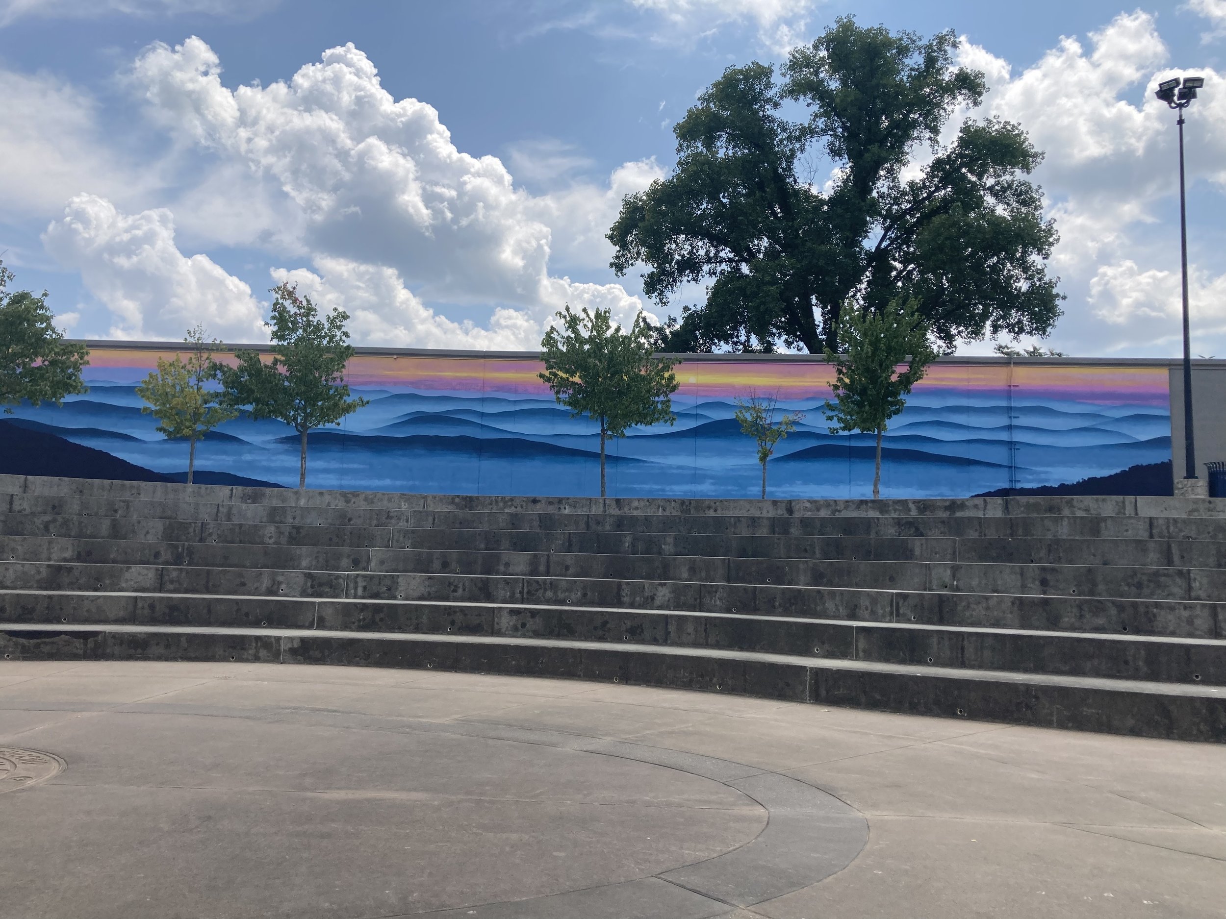 Parkersburg Flood Wall Mural, Phase 1