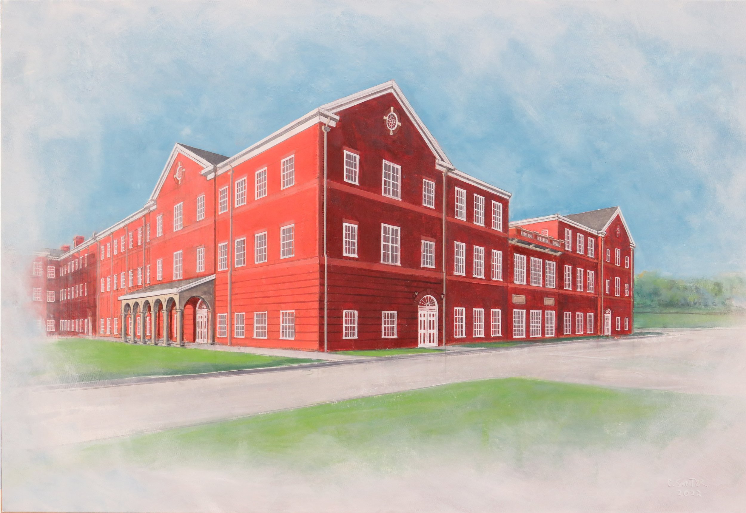 Architectural Rendering - Providence Academy addition 