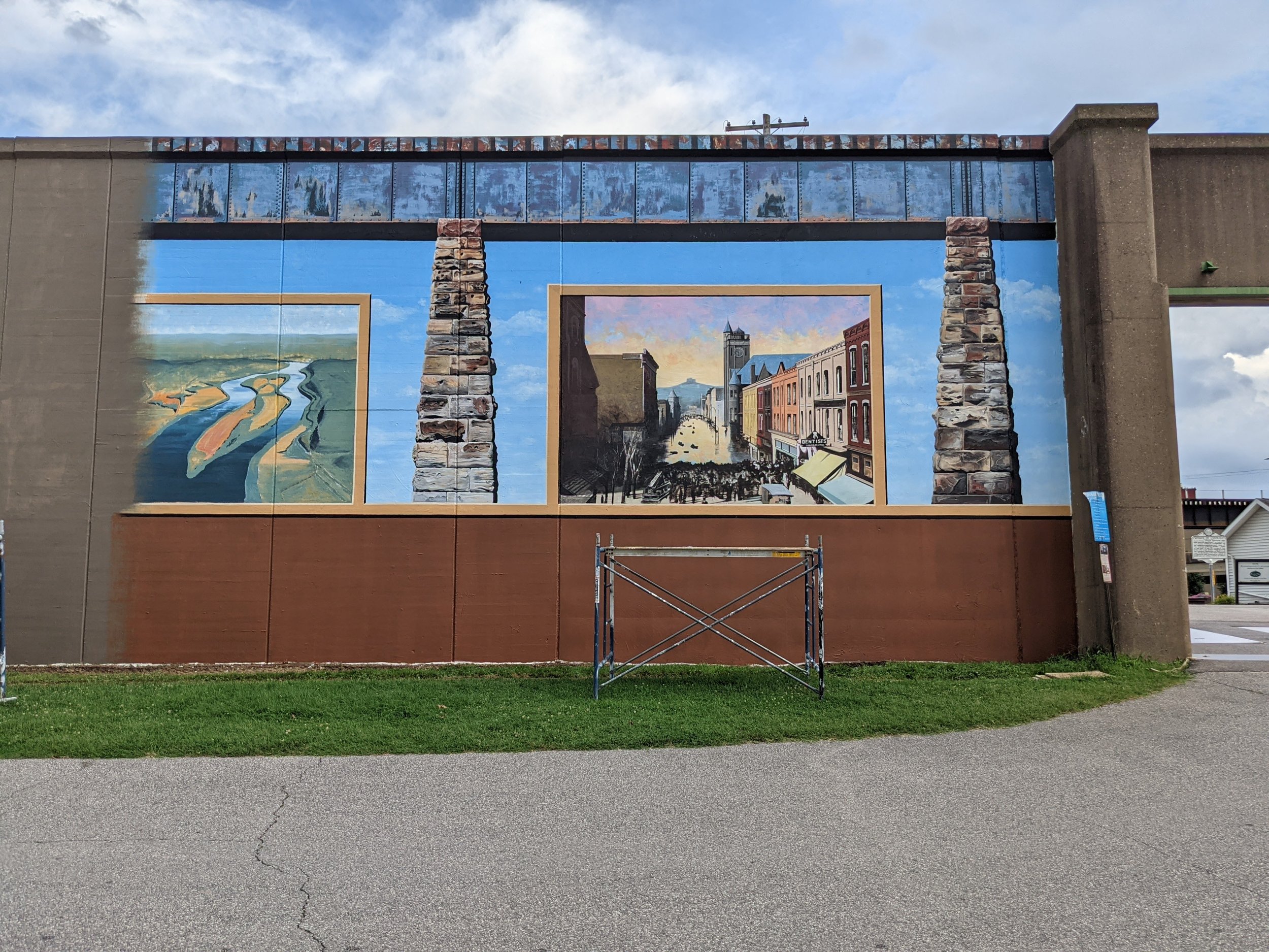 Parkersburg Flood Wall Mural, Phase 2