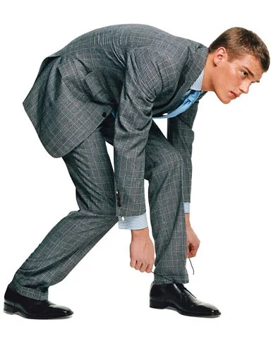 7. Thou shalt know how to chose a pair of pants: cuff vs. no cuff, pleats vs. flat front.