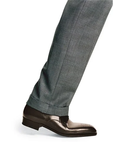 9. Thou shalt wear (polished!) brown shoes - with almost; everything.