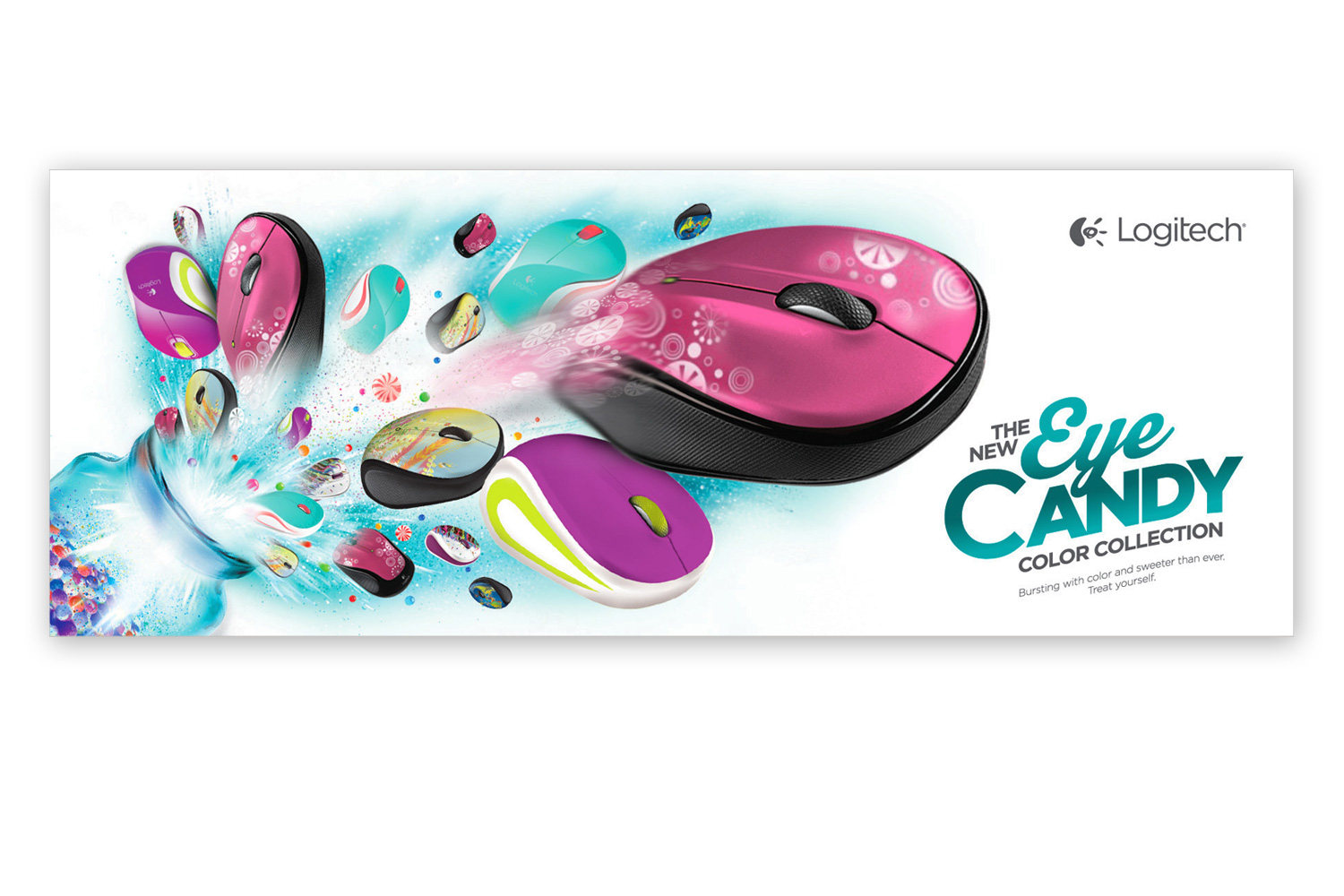 Logitech : Eye Candy Color Collection Campaign