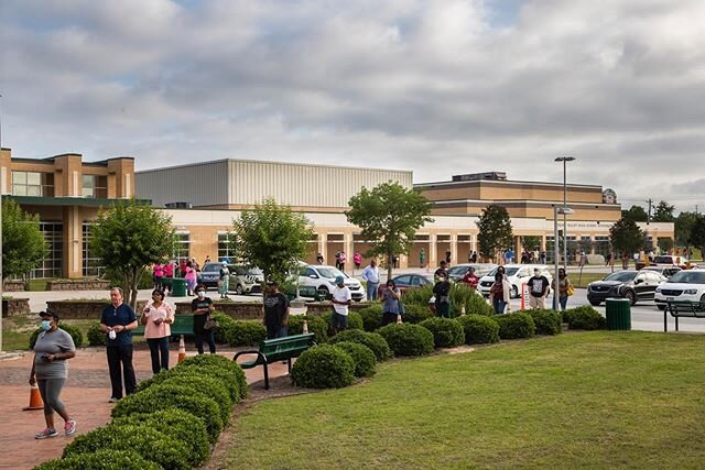 The June 9 primary in Columbia, South Carolina. Some voters I spoke to waited in line for more than seven hours.