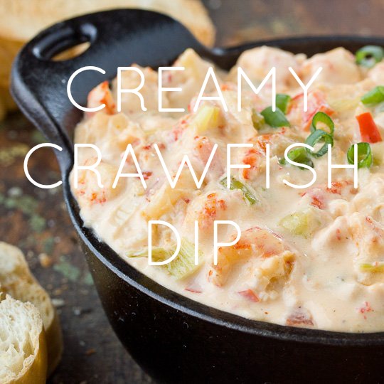 creamy crawfish dip