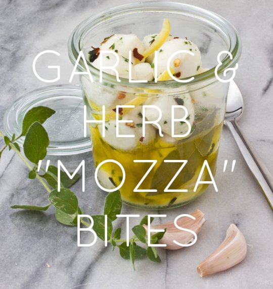 Garlic and Herb Marinated Mozzarella