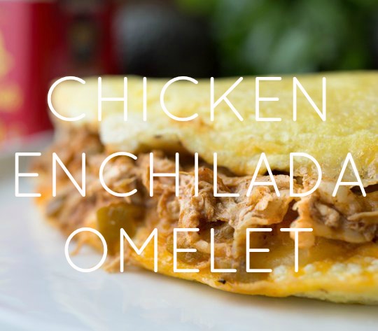 Chicken Enchilada Omelet