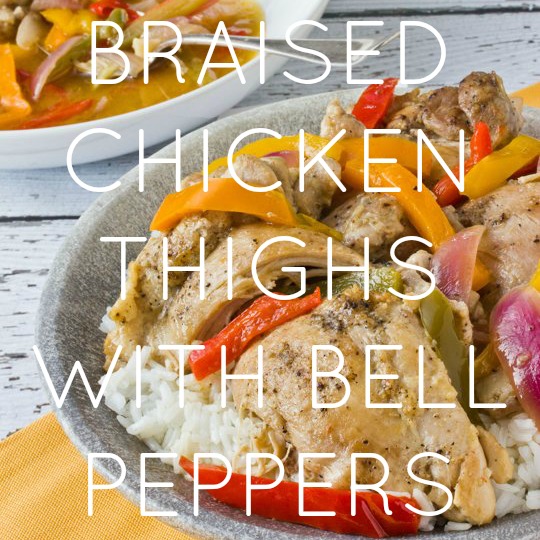 Braised Chicken with Bell Peppers