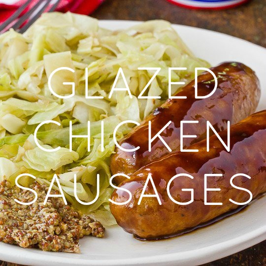Glazed Chicken Sausage