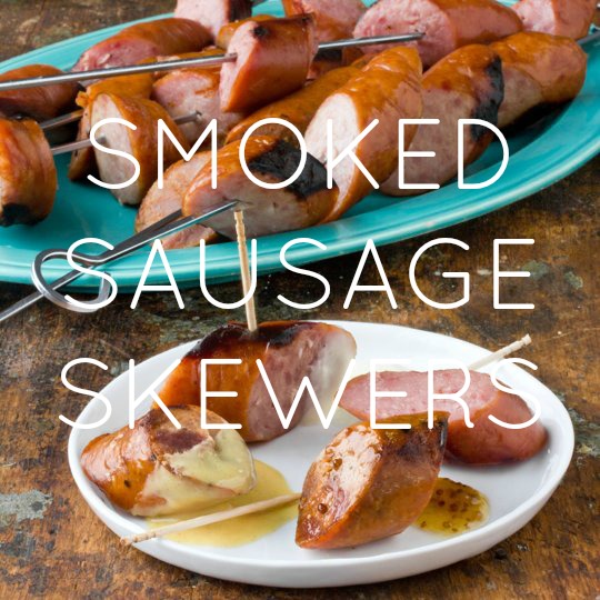 Smoked Sausage Skewers