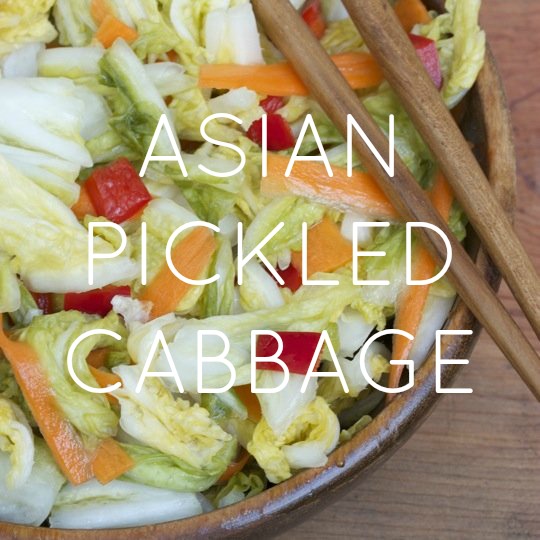 Asian Pickled Cabbage