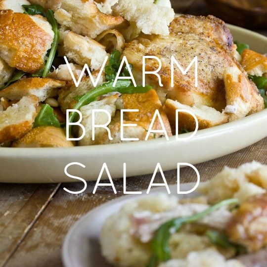 Warm Bread Salad
