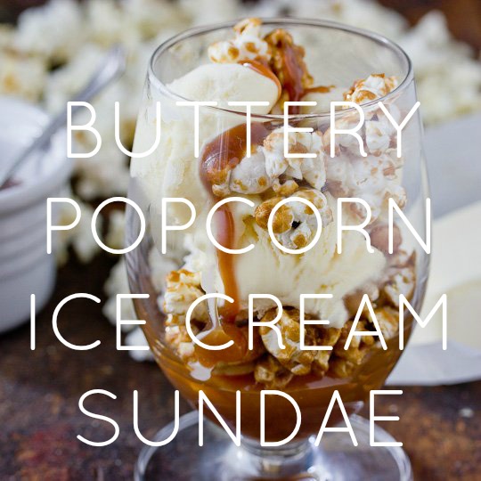 Buttery Popcorn Ice Cream