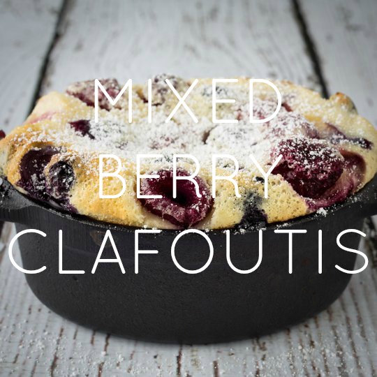 Mixed Berry Clafoutis