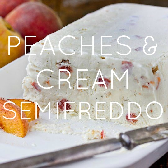 Peaches & Cream Semifreddo