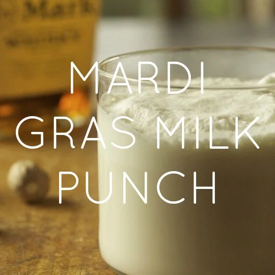 Mardi Gras Milk  Punch