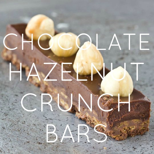Chocolate Hazelnut Crunch Bars