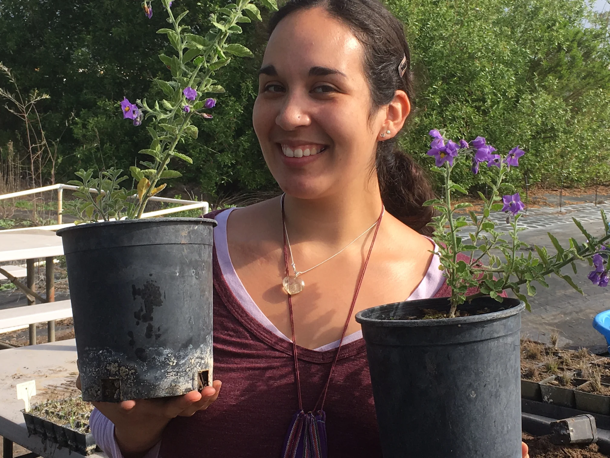 Alaina Hernandez, a recent graduate of Growing Solutions' intern program.
