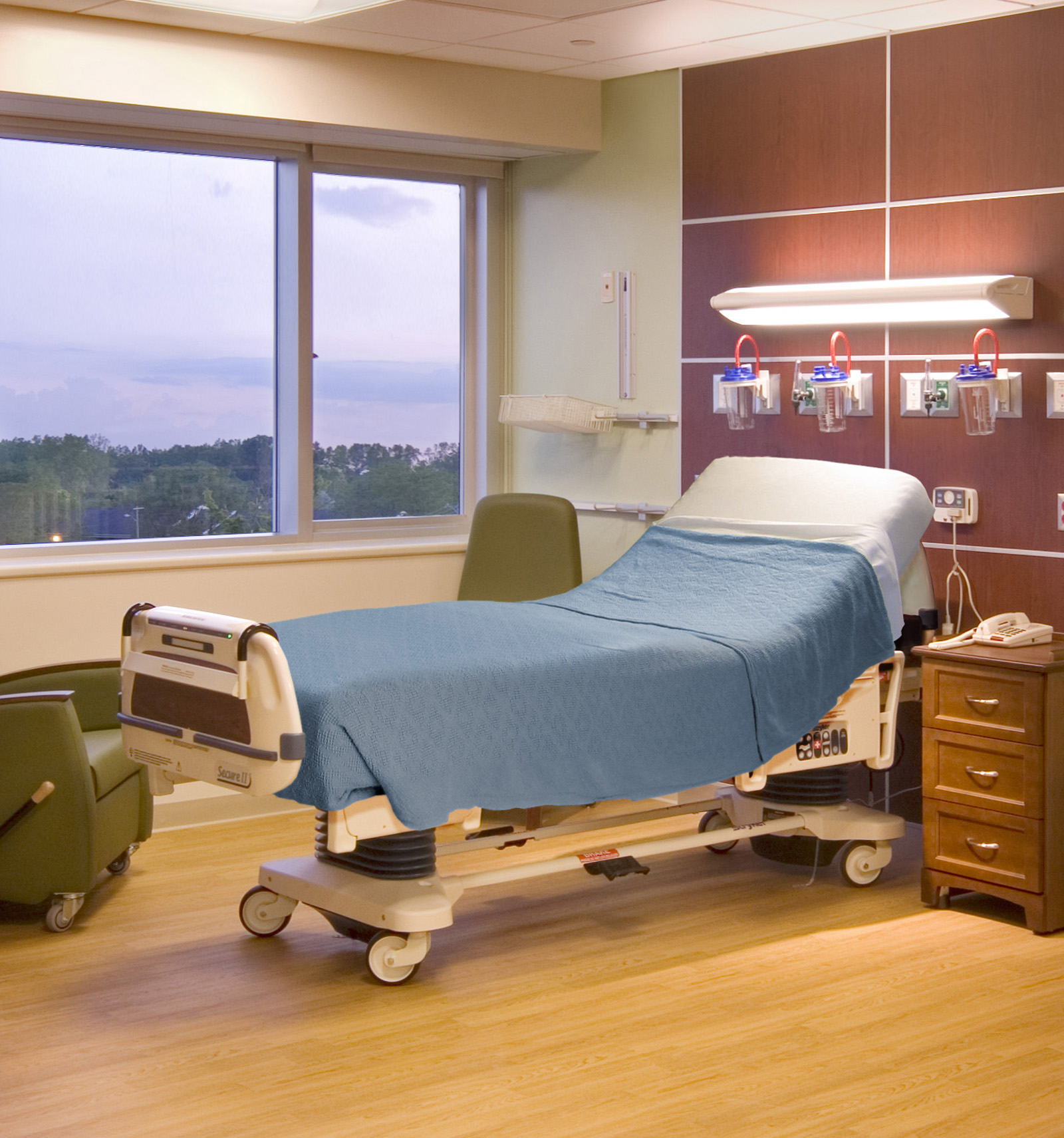 oakwood-southshore-hospital-patient-bed