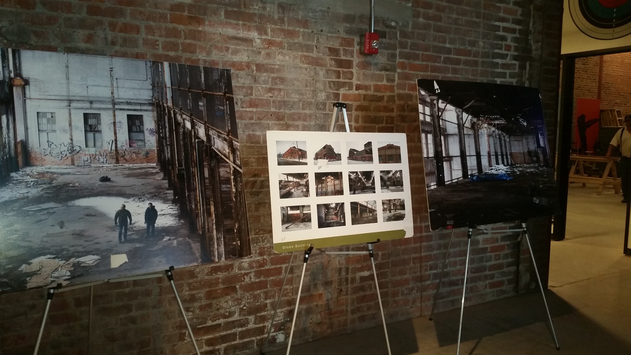 "before" images on display