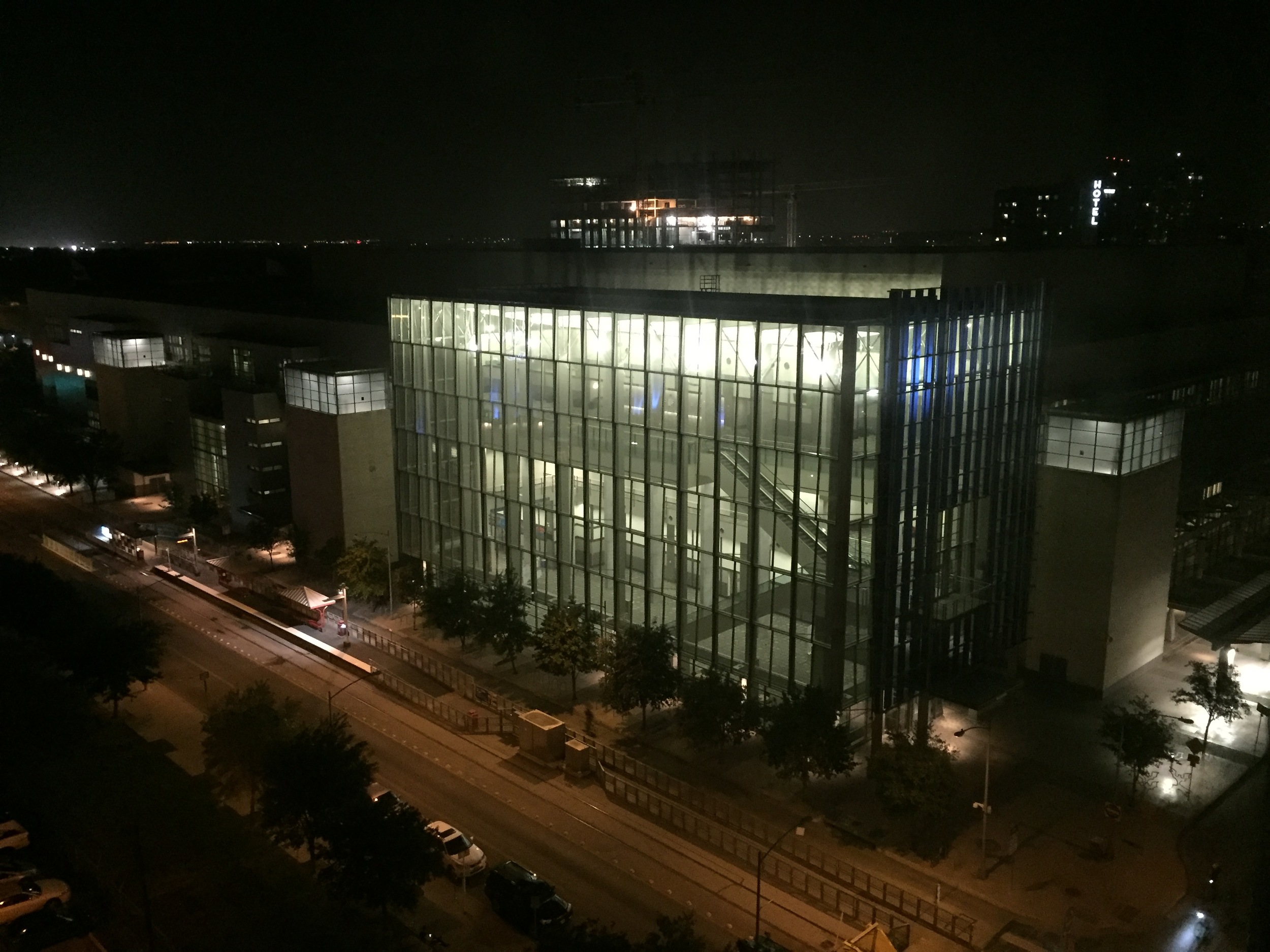  View of the convention center 