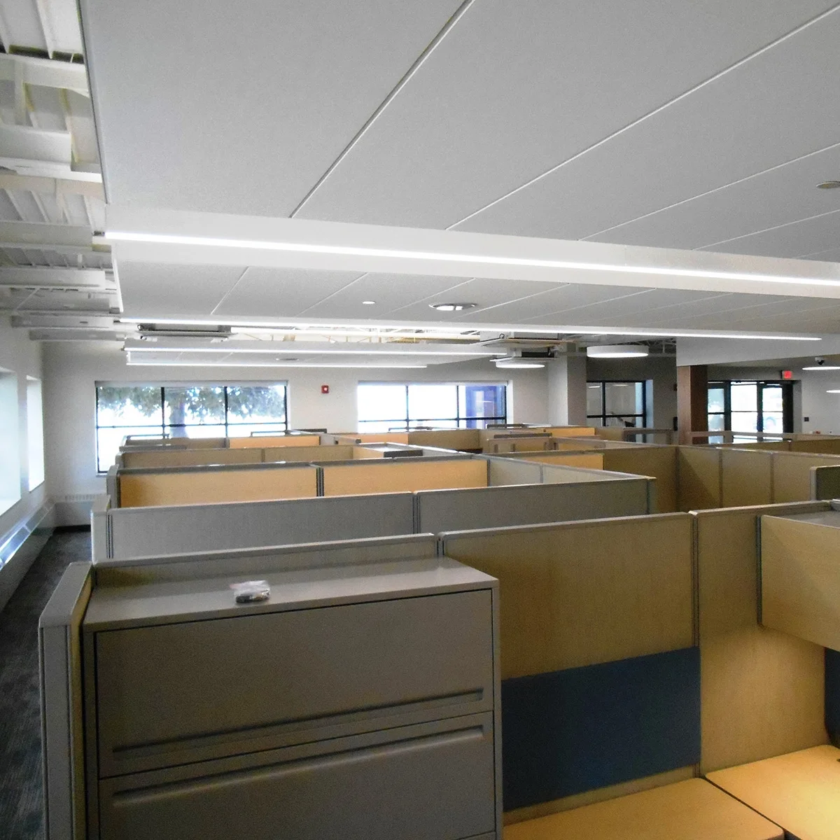 After: Ceiling Clouds Provide Visual Height