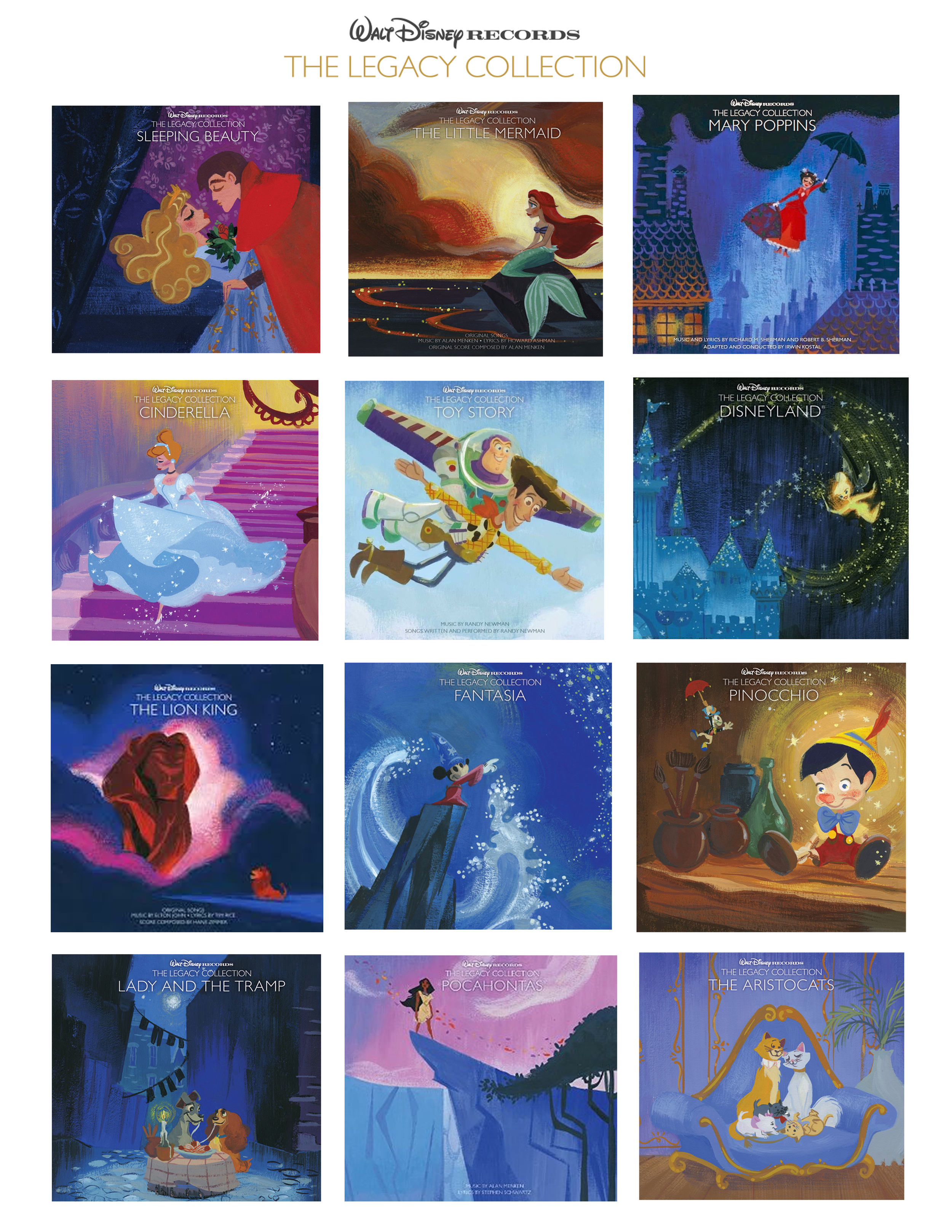 Lorelaybovethe Legacy Collection Disney Music Emporium Cd Cover Art Lorelay Bove
