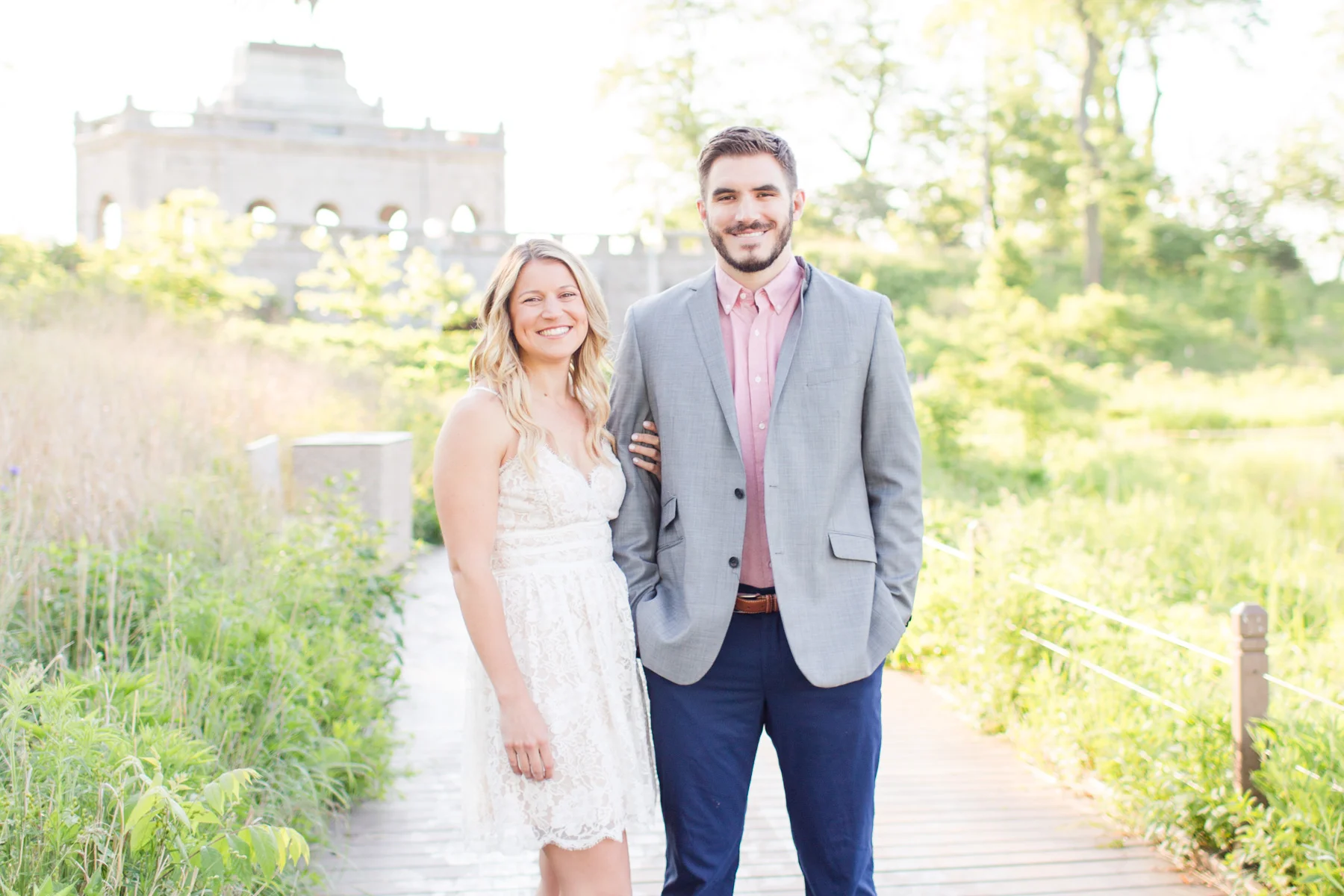 Lincoln Park Pond and Pavilion Engagement Session