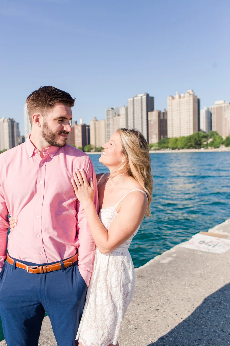 Chicago Skyline Engagement Session