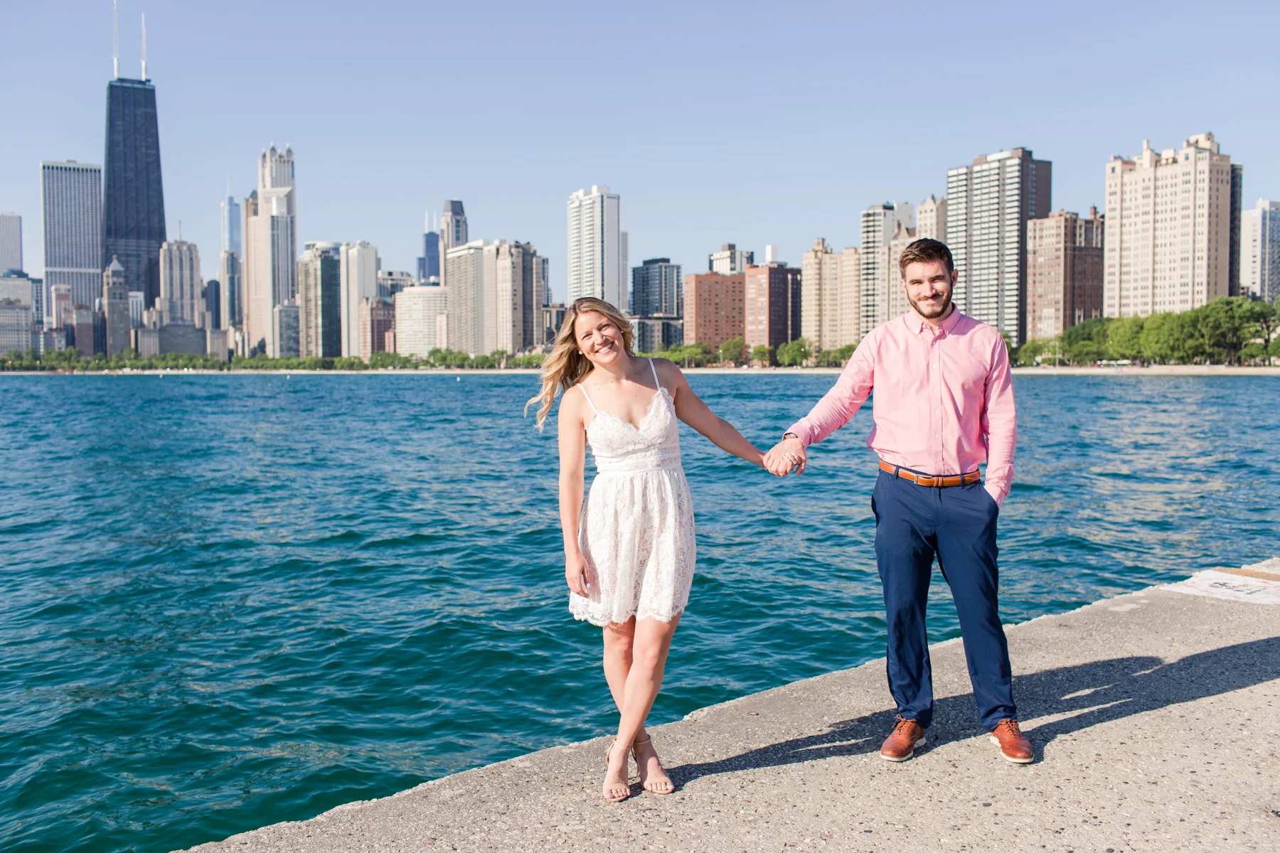 Chicago Skyline Engagement Session