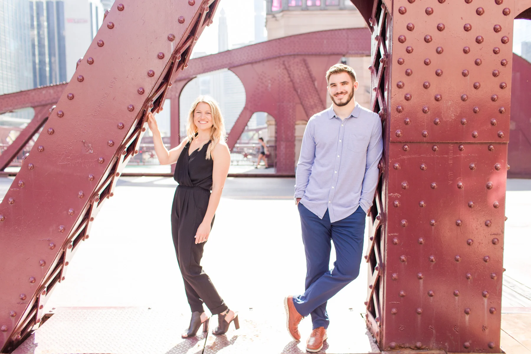 Chicago Riverwalk Engagement Session