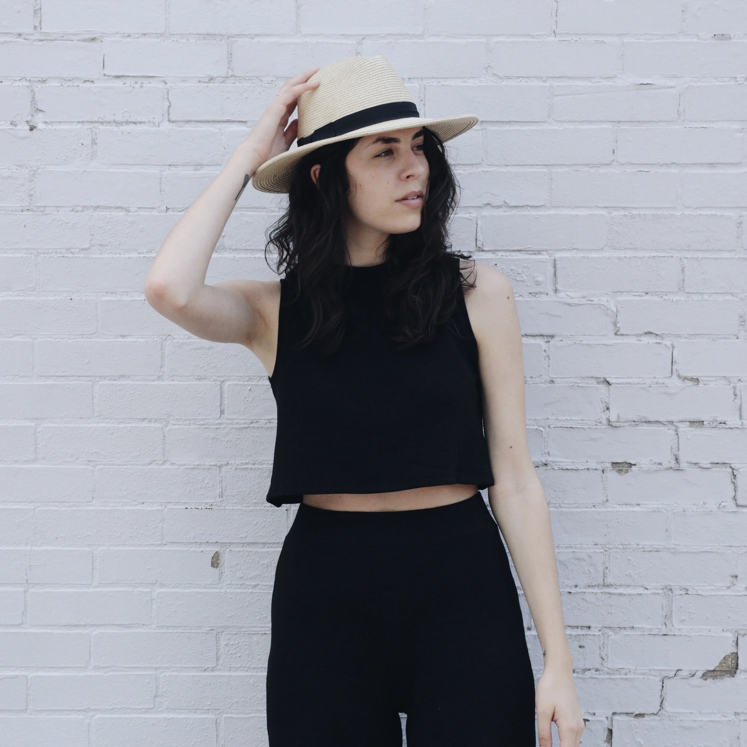 Jordana Nicholson of Jordana Claudia wearing the Zadro Top and Amelia Culotte