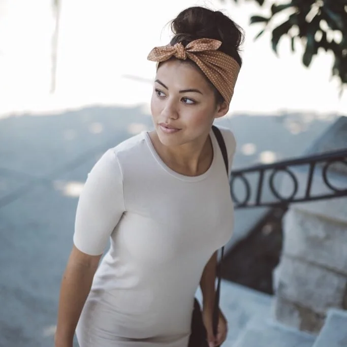 Moriah of Moriah Murrell wearing the Moriah Midi Dress