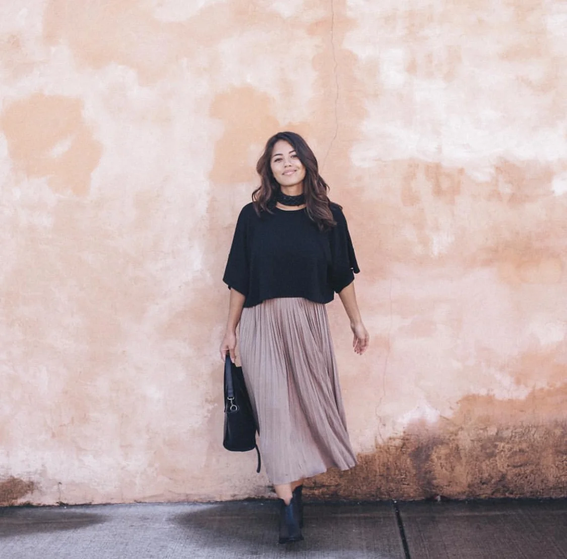 Moriah of Moriah Murrell wearing the Crop Sweater