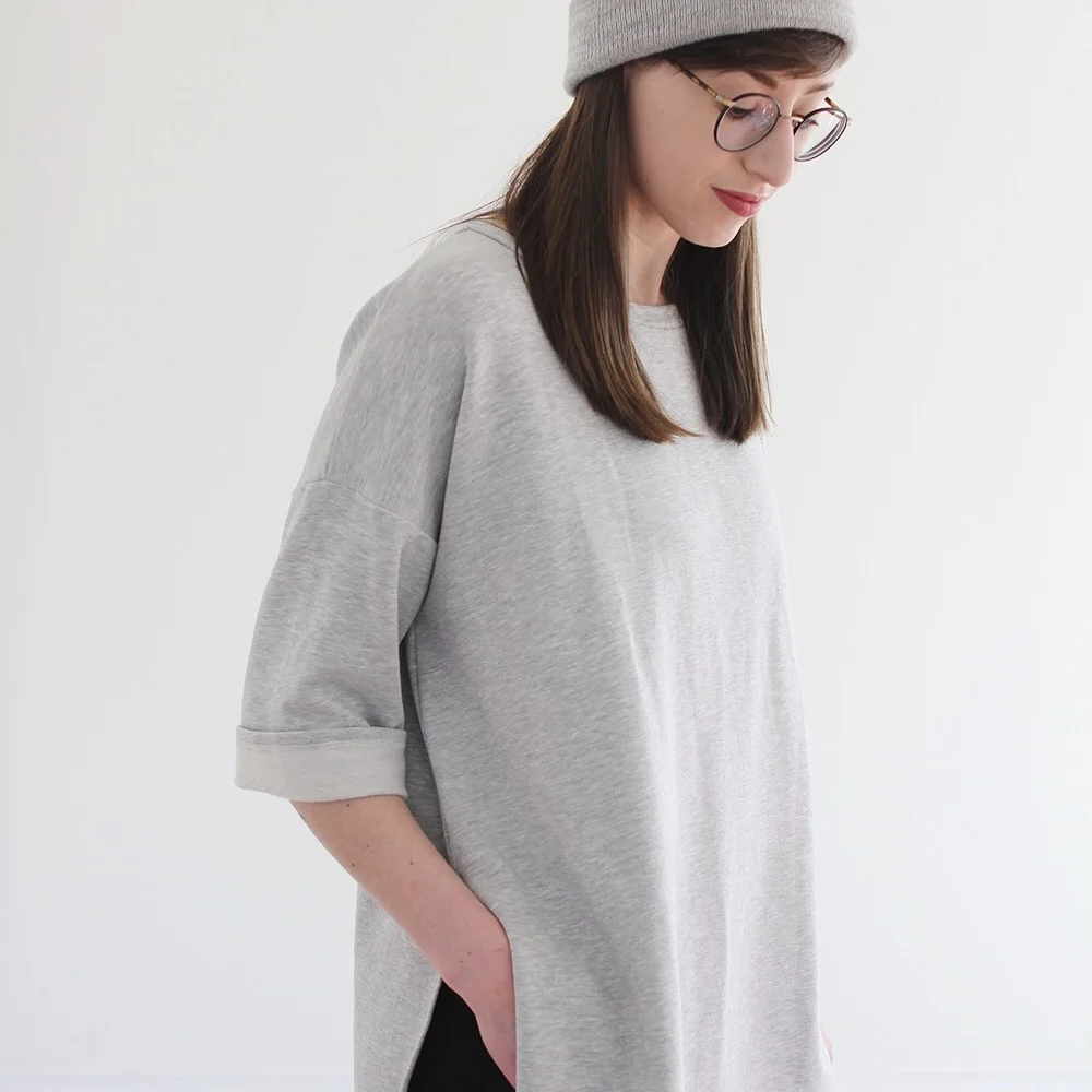 Lee Vosburgh of Style Bee wearing the City Sweater