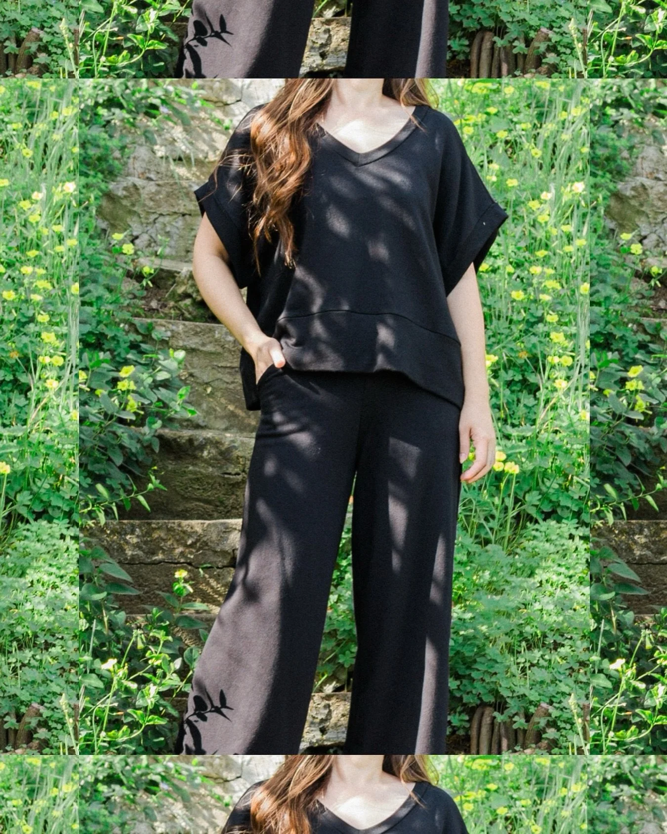 Pico Sweater Vest paired with the Olivia Trouser. #corinnecollection