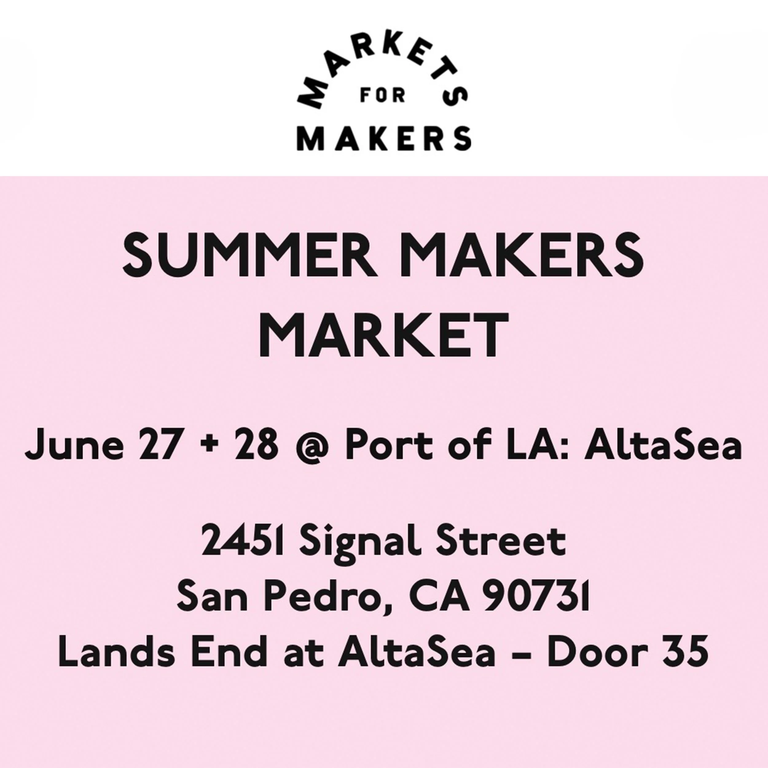 Markets for Makers