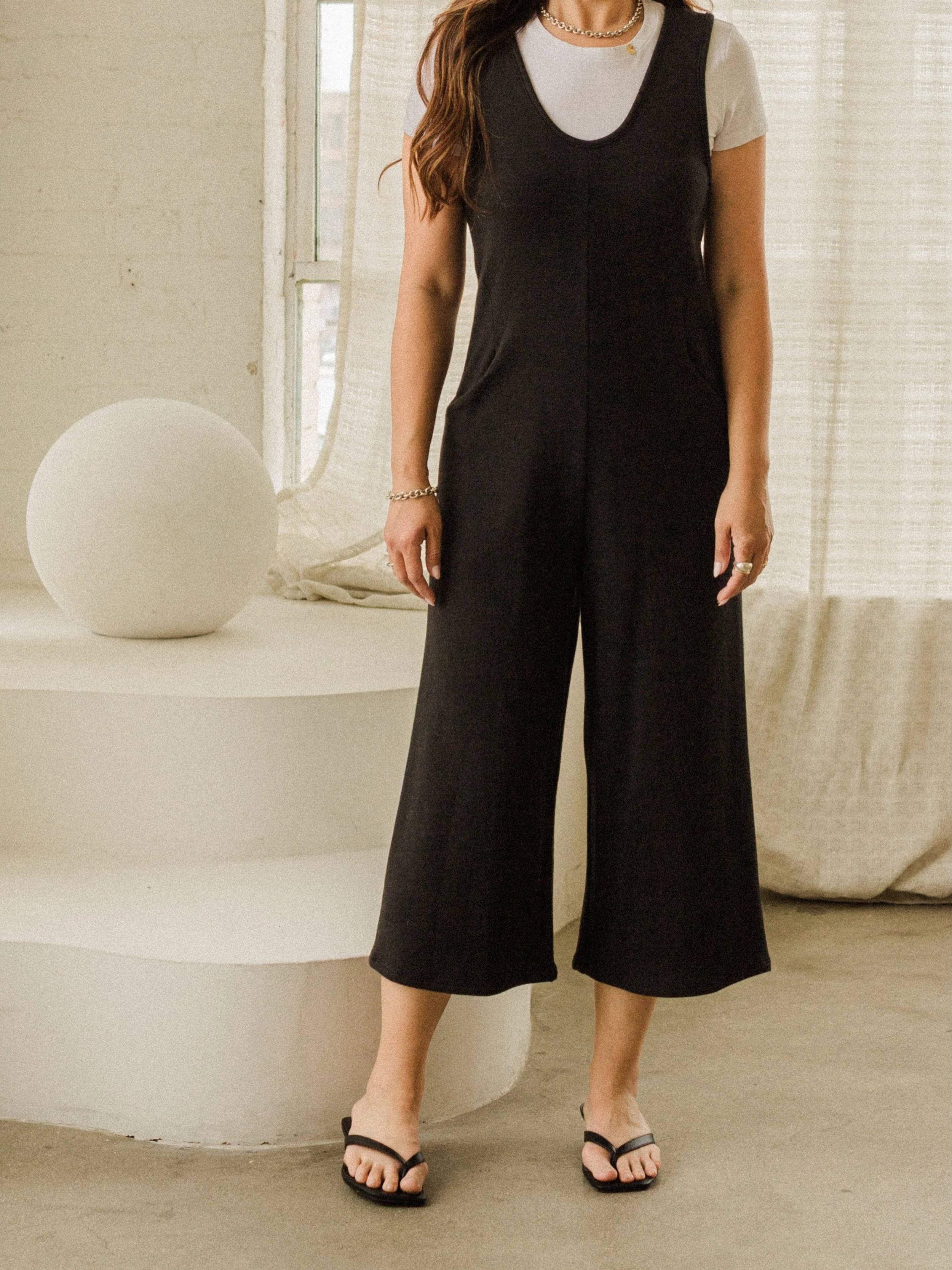 Your favorite jumpsuit in back, the Camilla Jumpsuit. Also available in Olive. #corinnecollection