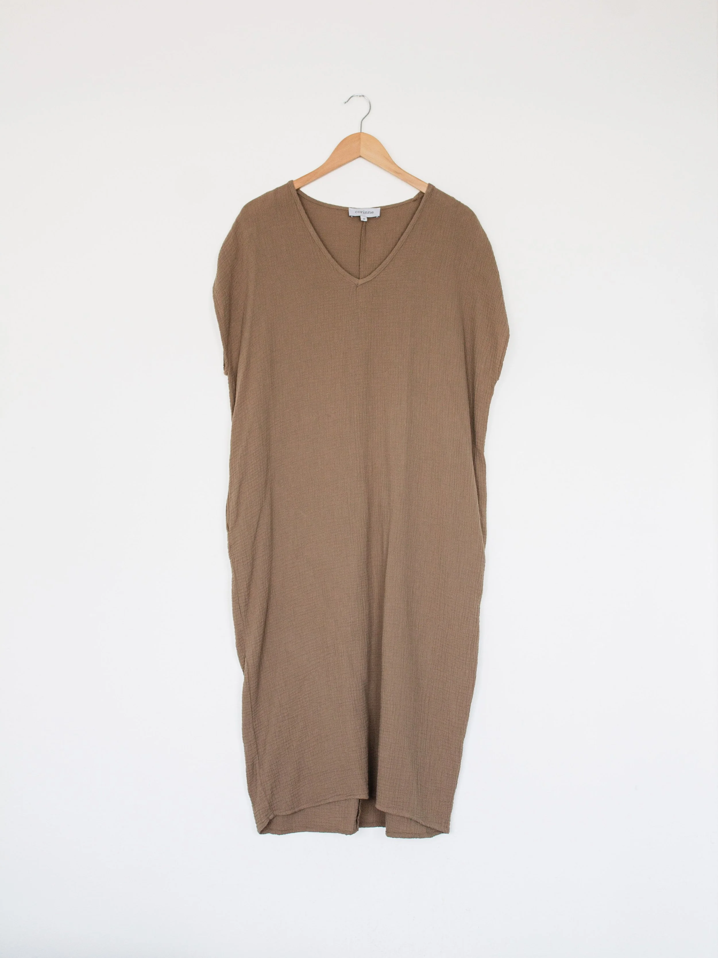 Phoebe Dress in Taupe