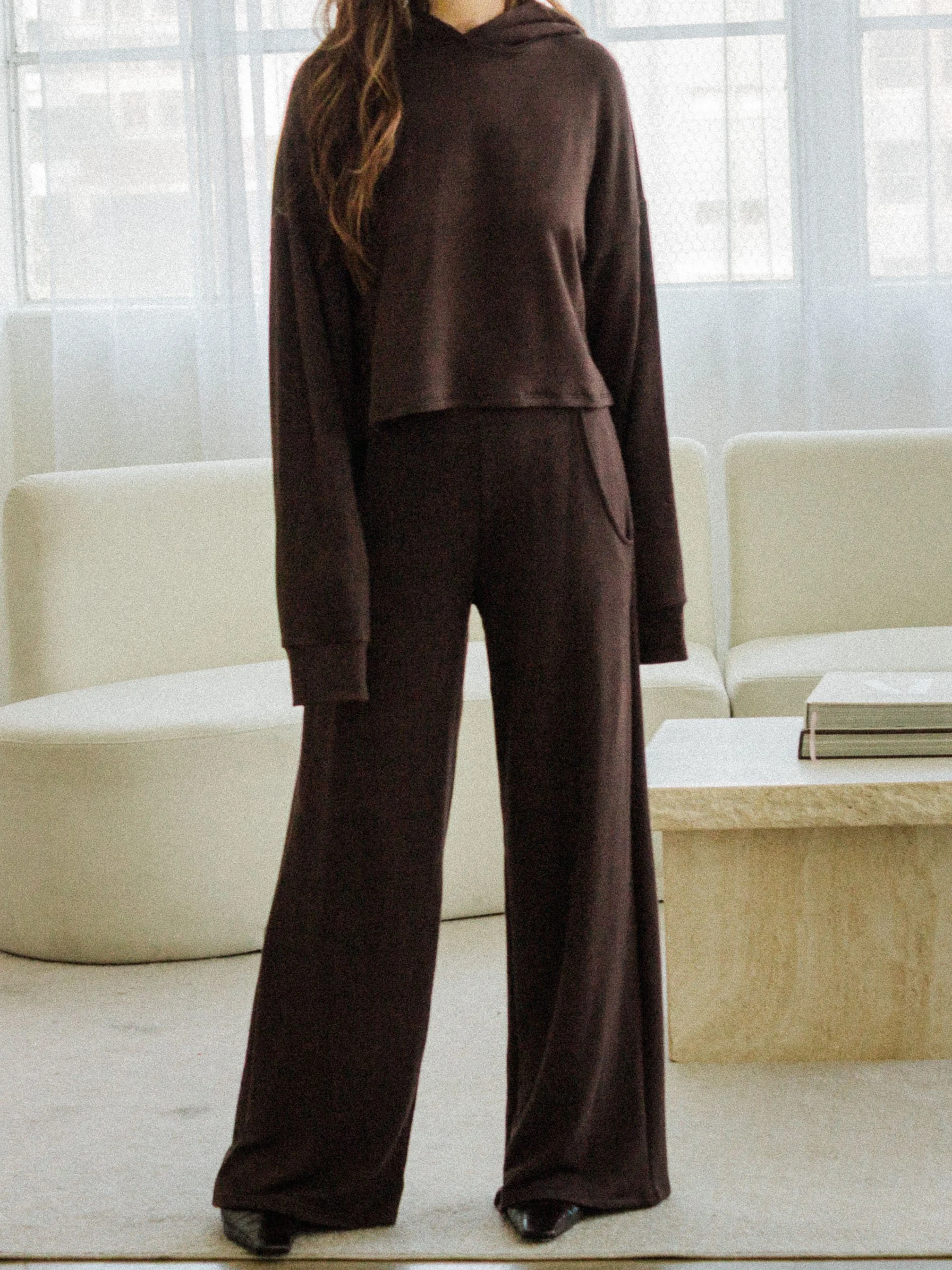 Pia Cropped Hoodie