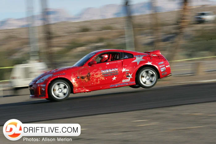 Who says you can't jump a drift car?
