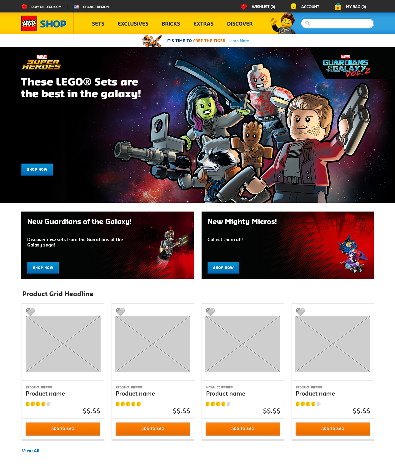 Homepage Mock-up (US)