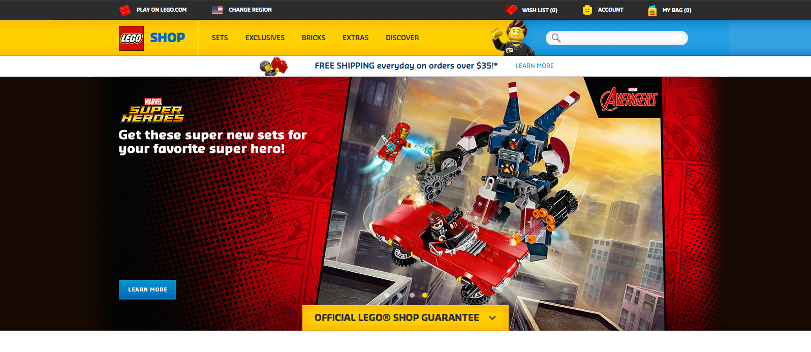 Homepage Header - Version 2 (Europe)